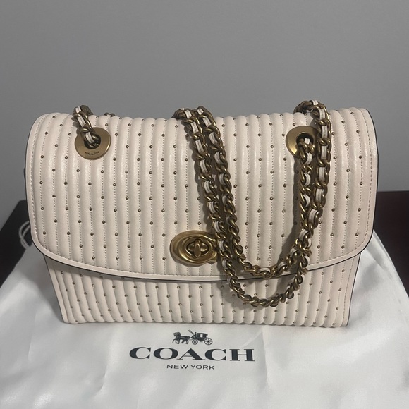‼️ SOLD ‼️ Coach Parker with Rivets + Wallet - Picture 3 of 10